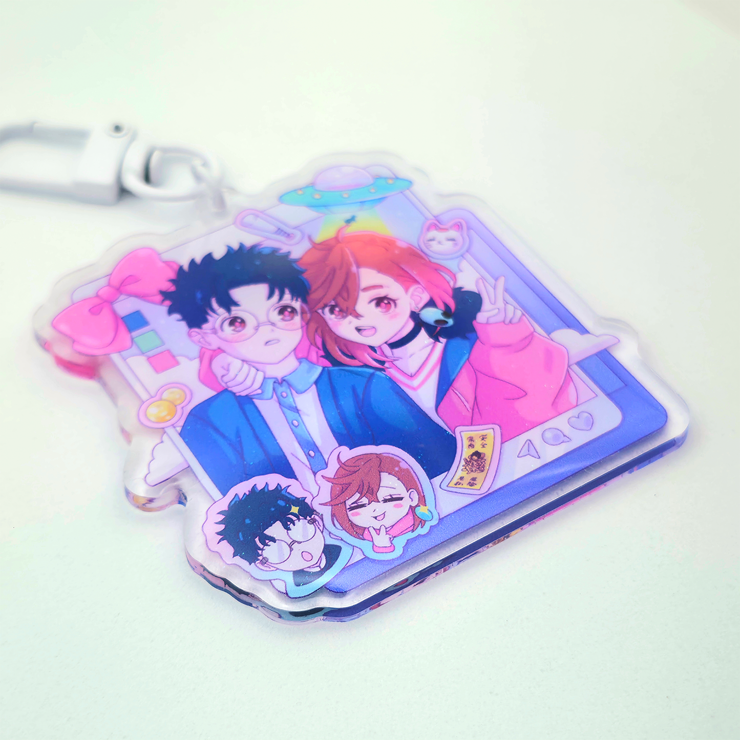 Social Media Romance Acrylic Charms (IN-HAND)
