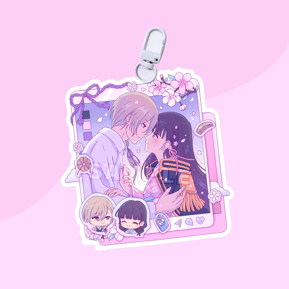 Social Media Bride Acrylic Charm (IN-HAND)