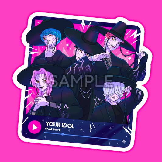 KPOP Y0UR 1D0L Sticker (IN-HAND)