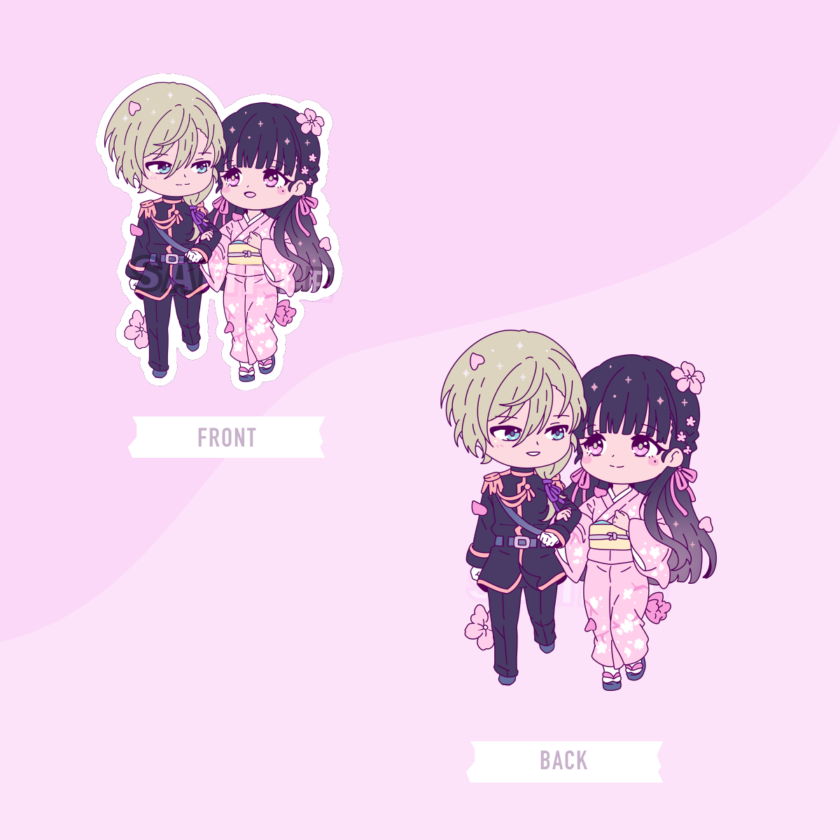 Spring Bride Chibi Acrylic Charm (IN-HAND)