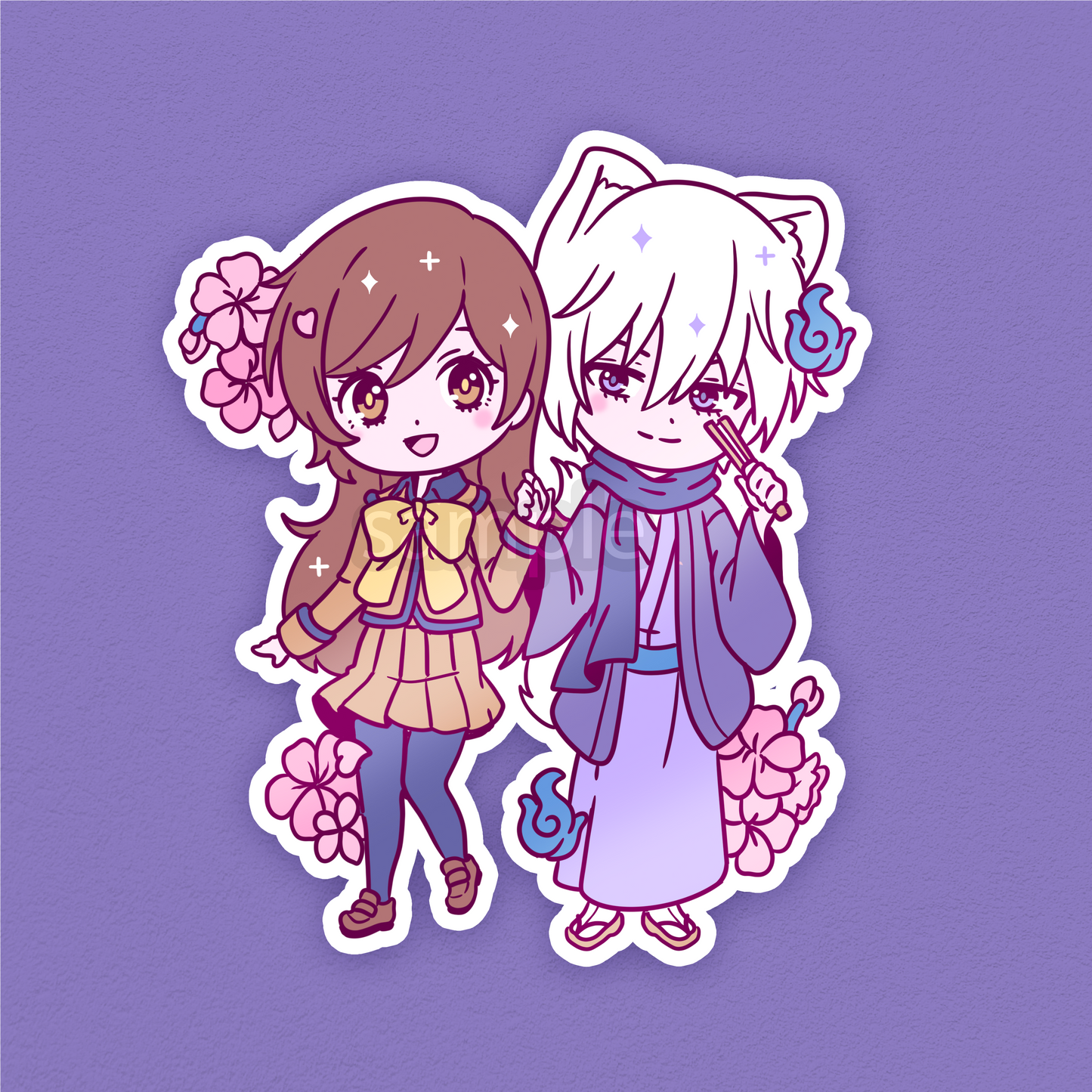 Goddess & Servant Sticker (IN-HAND)