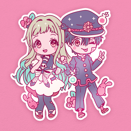 Ghost & Fish Sticker LAST CHANCE (IN-HAND)