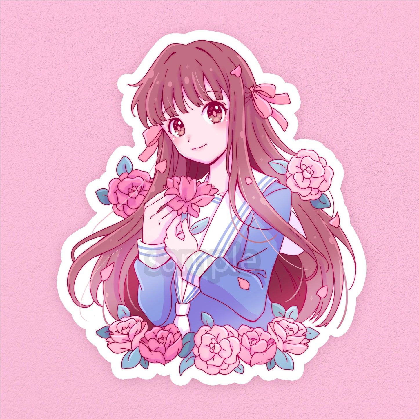 Onigiri Flower Sticker (IN-HAND)