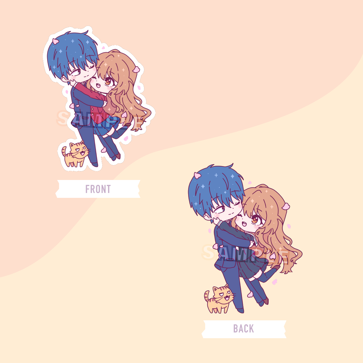 Dragon and Tiger Acrylic Charm (IN-HAND)