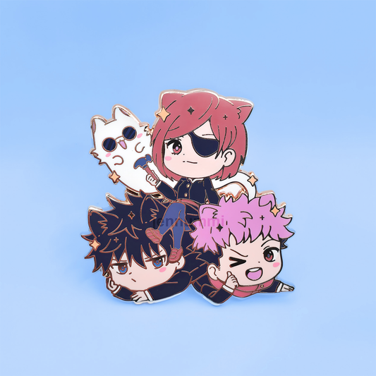 Chaotic Trio Enamel Pin (IN-HAND)