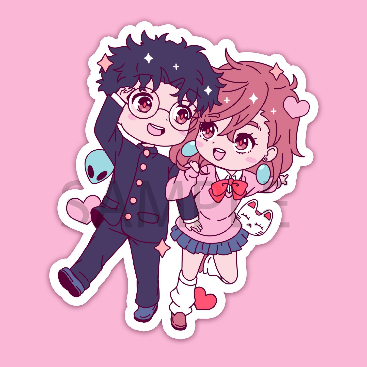 Psychic and Ufo Sticker (IN-HAND)