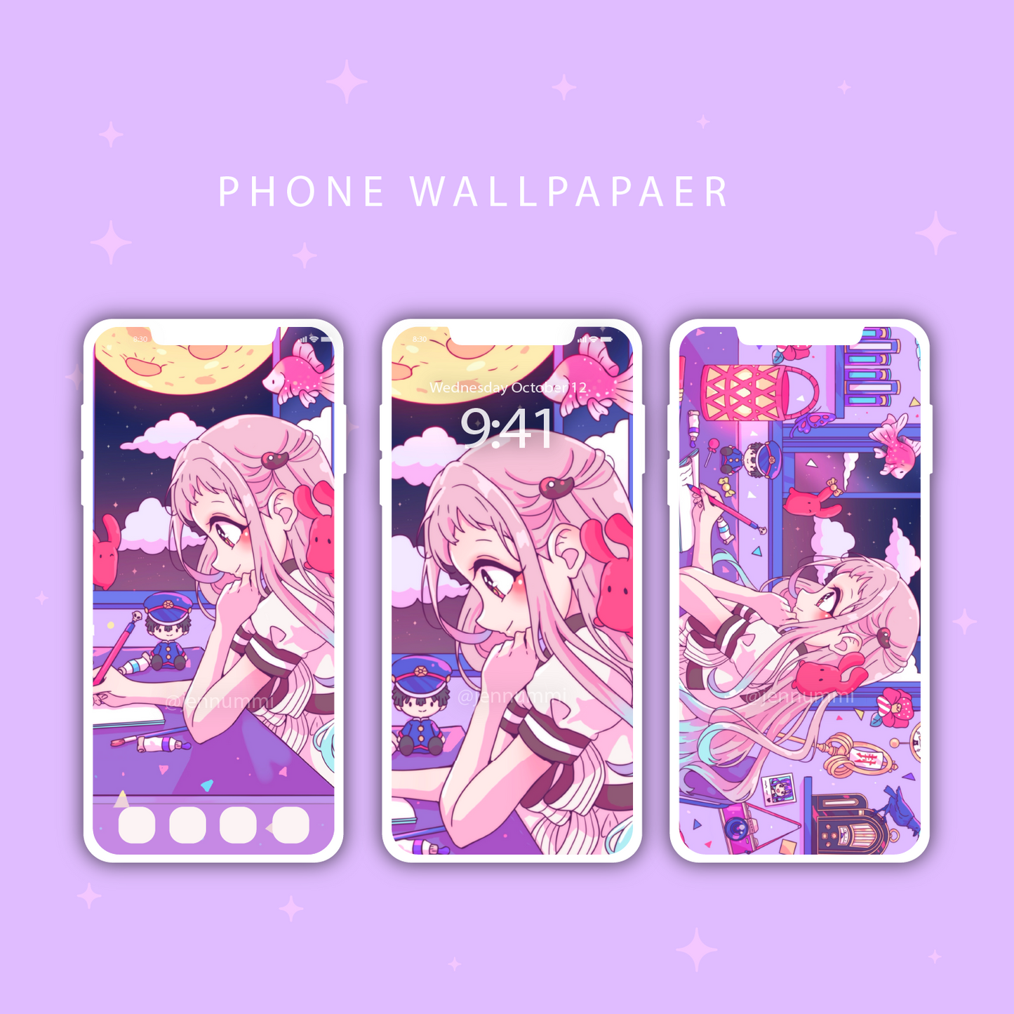 Fish LoFi Wallpaper (Desktop & Phone)