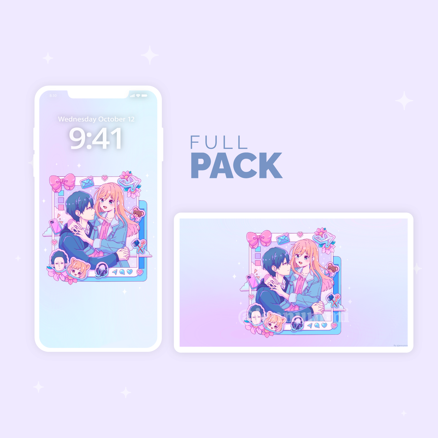 Social Media Gamer Wallpaper (Desktop & Phone)