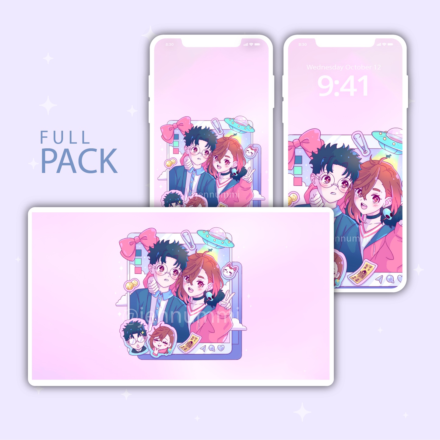 Social Media Psychic Wallpaper (Desktop & Phone)