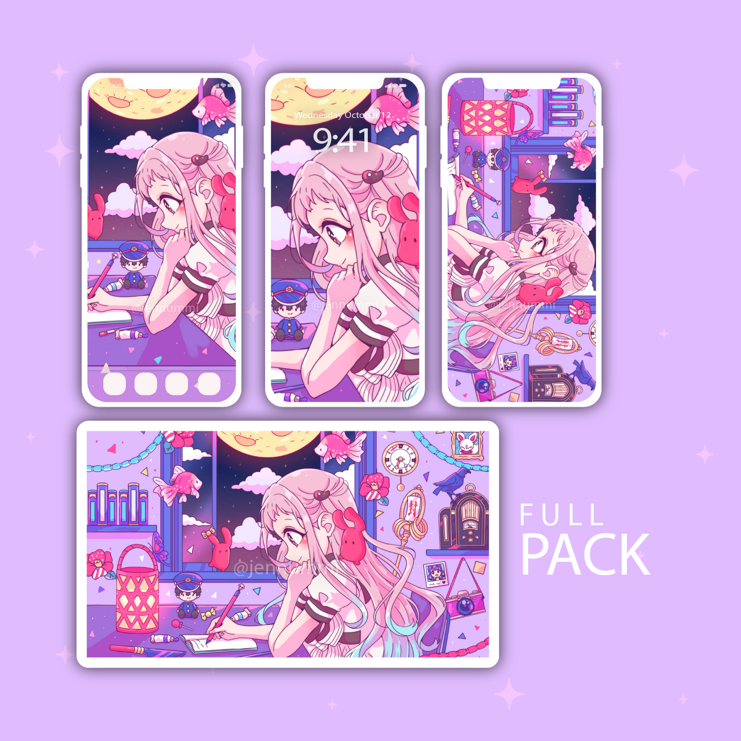 Fish LoFi Wallpaper (Desktop & Phone)