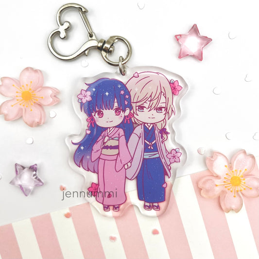 Bride & Groom Acrylic Charm (PRE-ORDER)