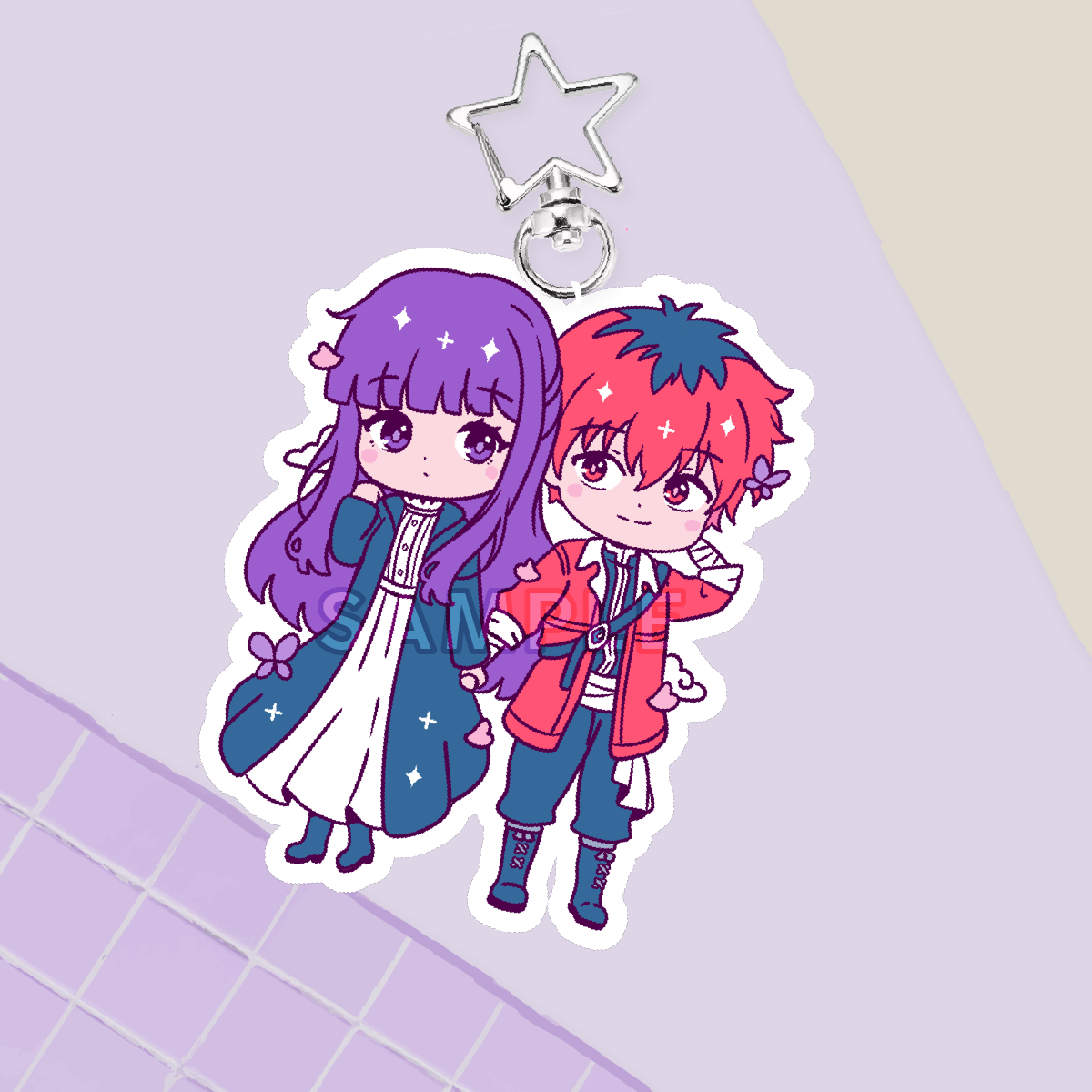 Mage and Warrior Acrylic Charm (PRE-ORDER)