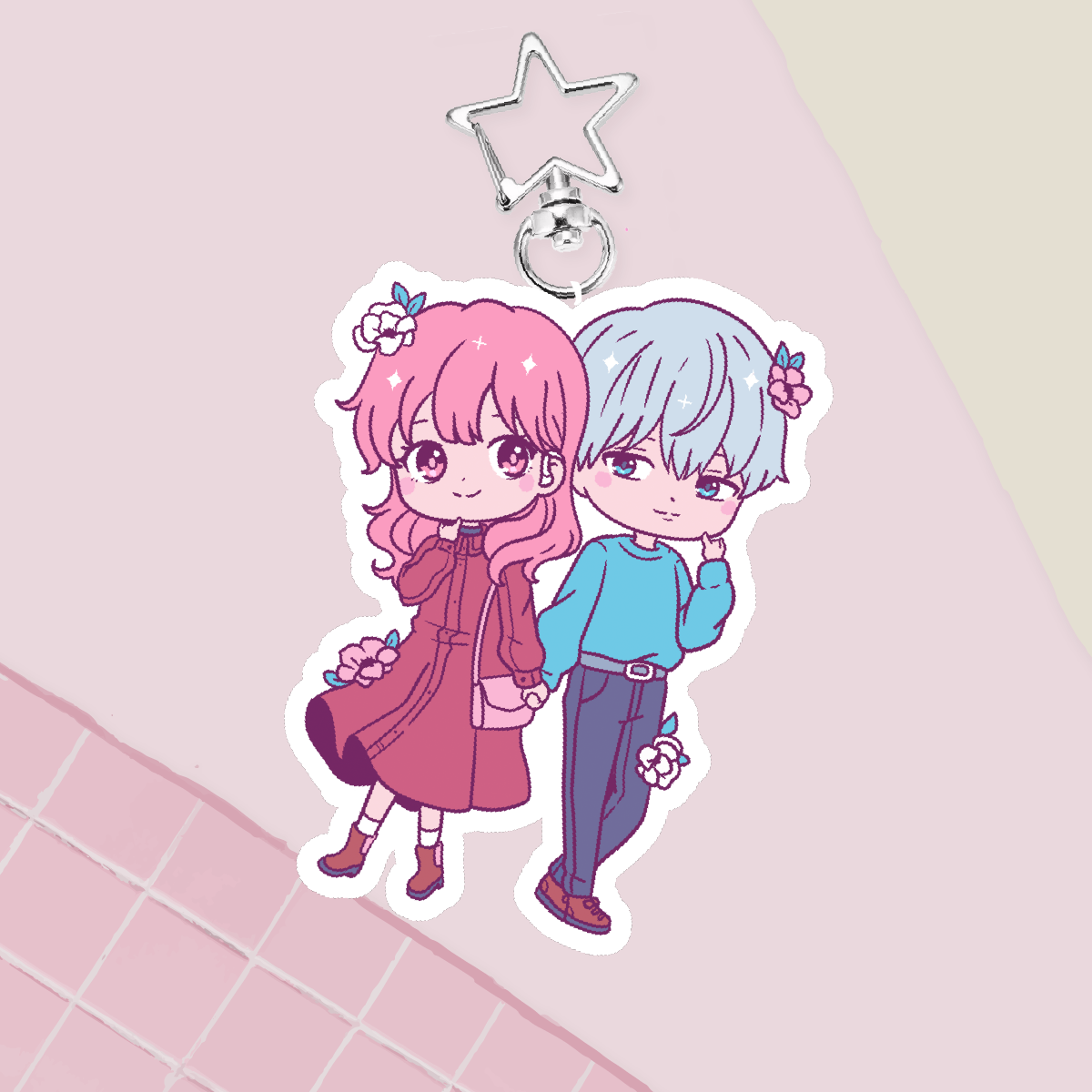 Snow and Traveler Acrylic Charm (PRE-ORDER)
