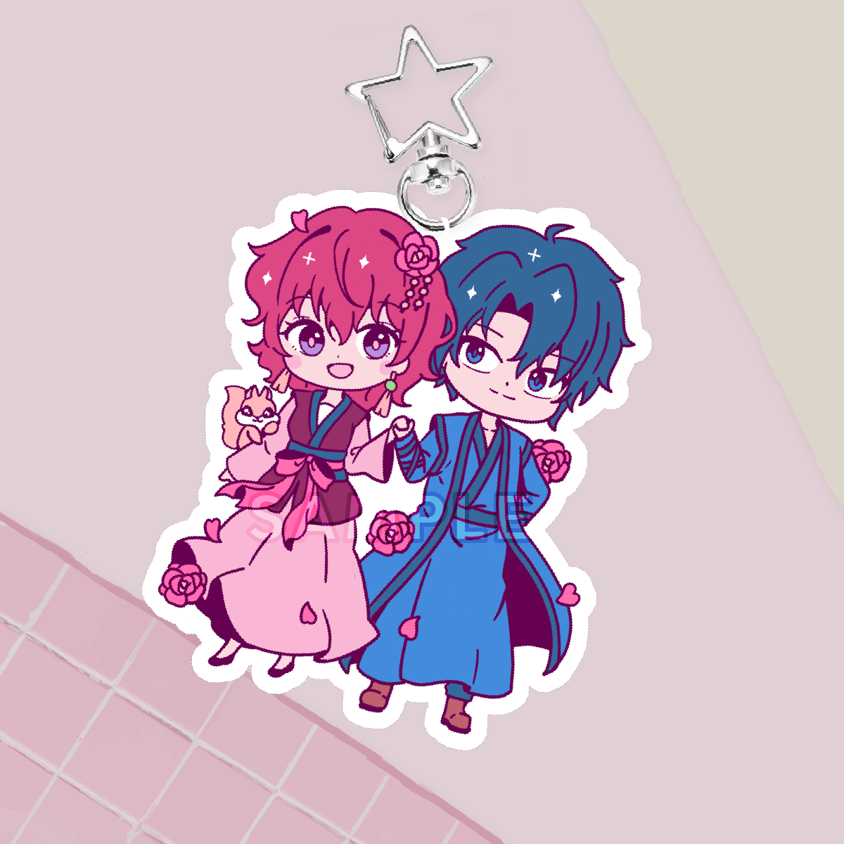 Hime and Guardian Acrylic Charm (PRE-ORDER)