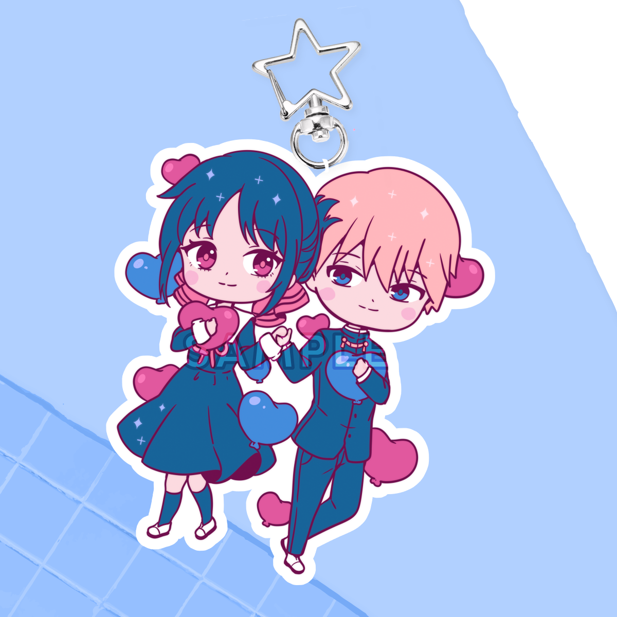 Kokuhaku Balloon Acrylic Charm