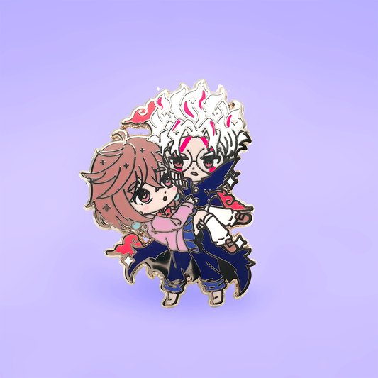 Psychic and Turbo Enamel Pin (IN-HAND)
