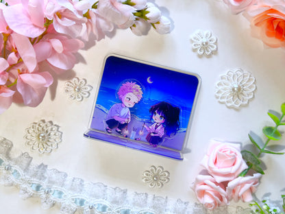 Flower Beach Scene Acrylic Stand (IN-HAND)