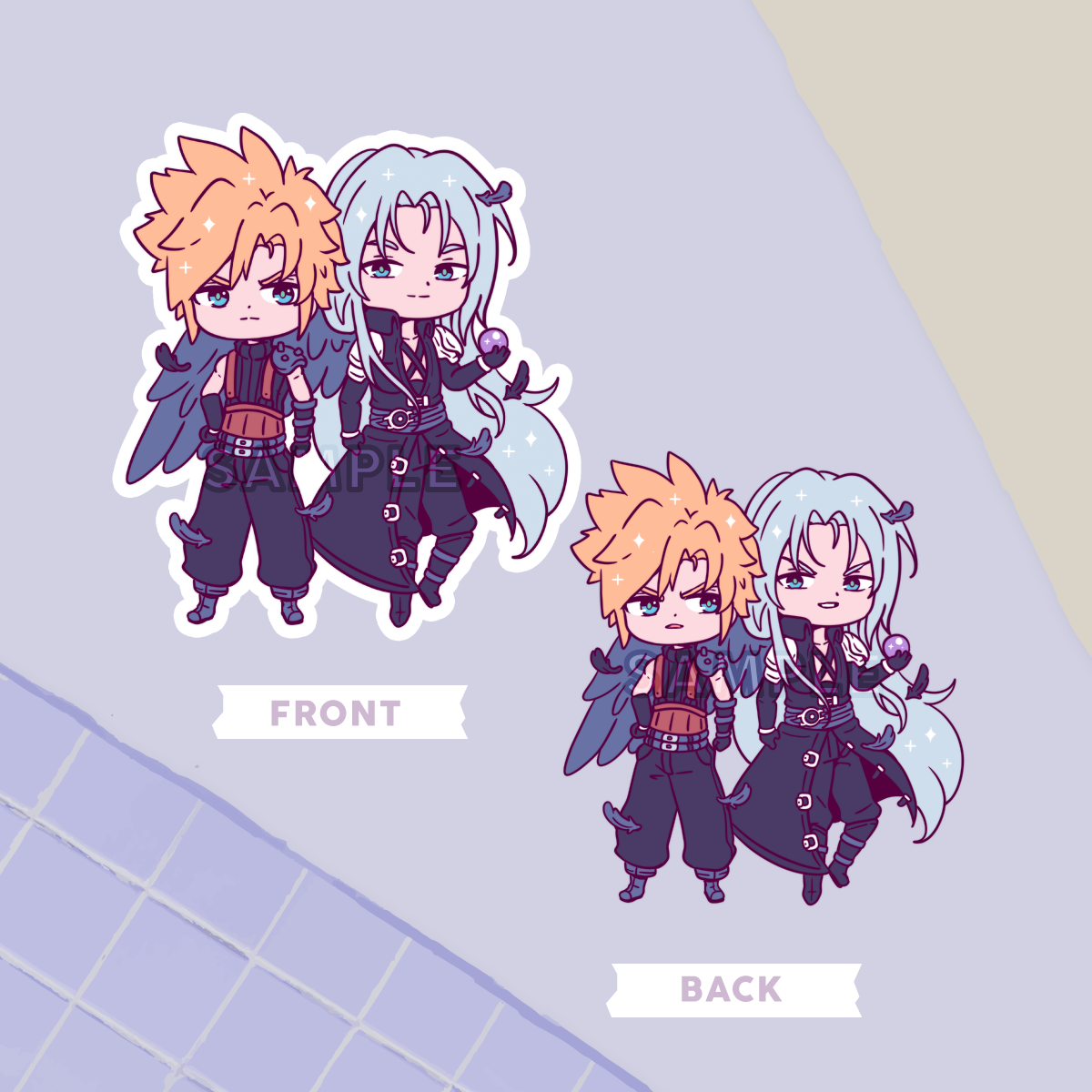 Rival Soldiers Acrylic Charm