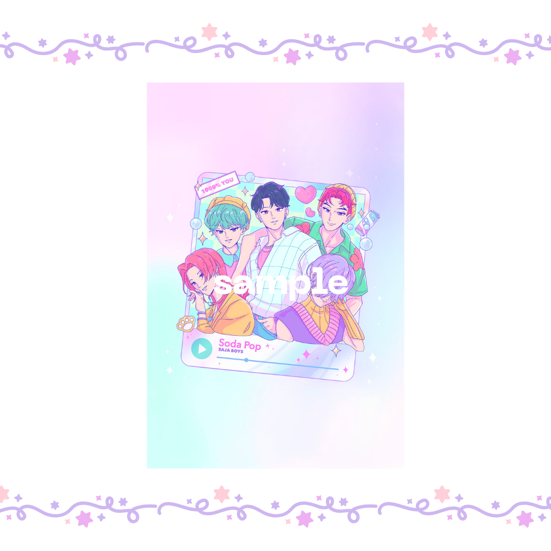 Kpop Songs Series Postcard (PRE-ORDER)