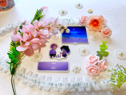 Flower Beach Scene Acrylic Stand (IN-HAND)