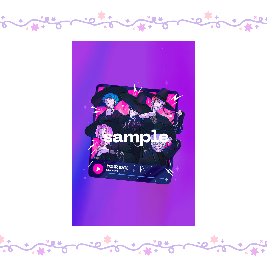 Kpop Songs Series Postcard (PRE-ORDER)