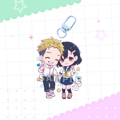 Totally Different Acrylic Charm And Stand Set (PRE-ORDER)