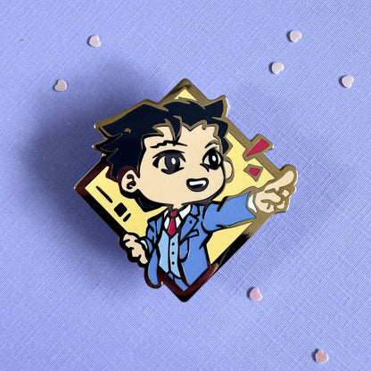 Ace Attorney Enamel Pins (PRE-ORDER)