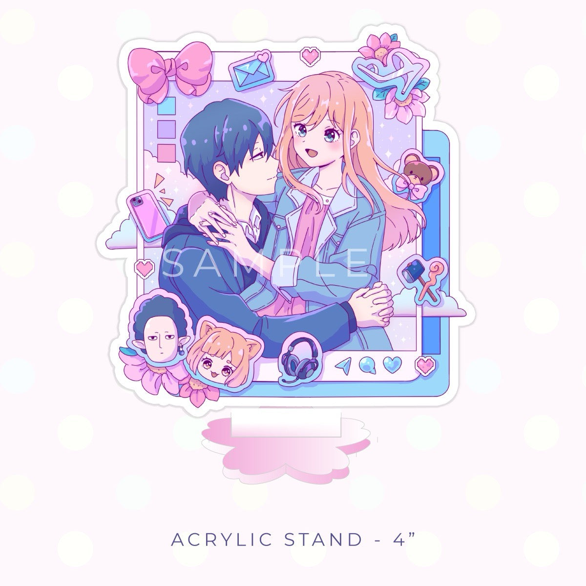 Social Media Gamer Acrylic Stand (PRE-ORDER)