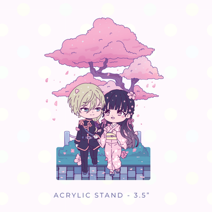 Spring Bride Chibi Scene Acrylic Stand (PRE-ORDER)