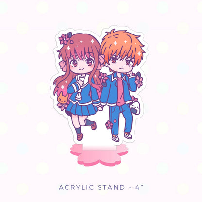 Onigiri and Cat Acrylic Stand (PRE-ORDER)