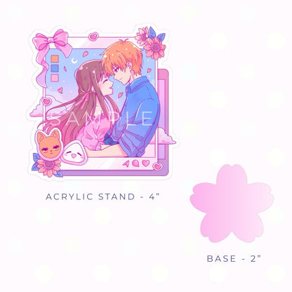 Social Media Onigiri Acrylic Stand (PRE-ORDER)