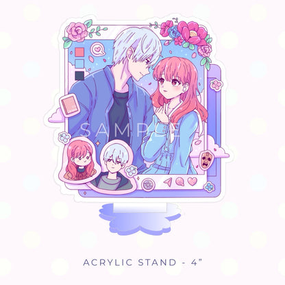 Social Media Sign Acrylic Stand (PRE-ORDER)