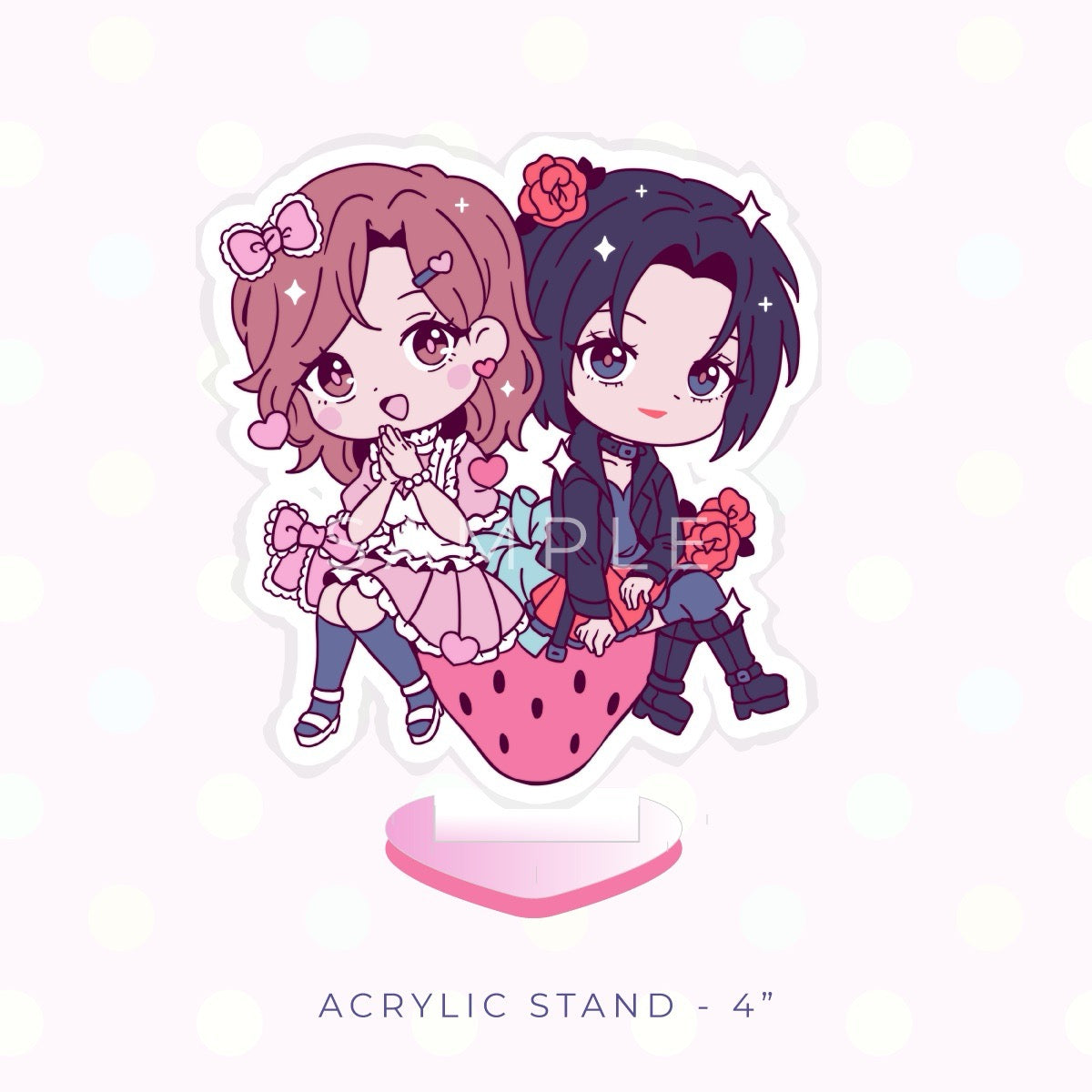 Straw Friend Strawberry Friends Acrylic Stand (IN-HAND) – Jennummi Shop