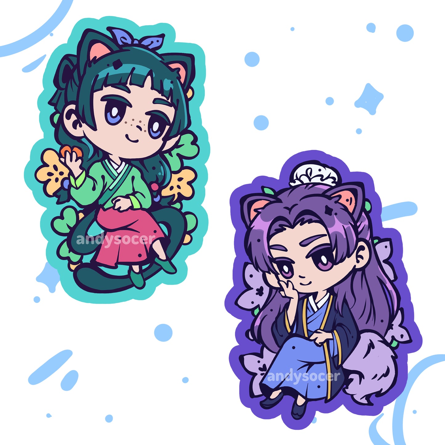 Poison Partners Paws Acrylic Charms (PRE-ORDER)