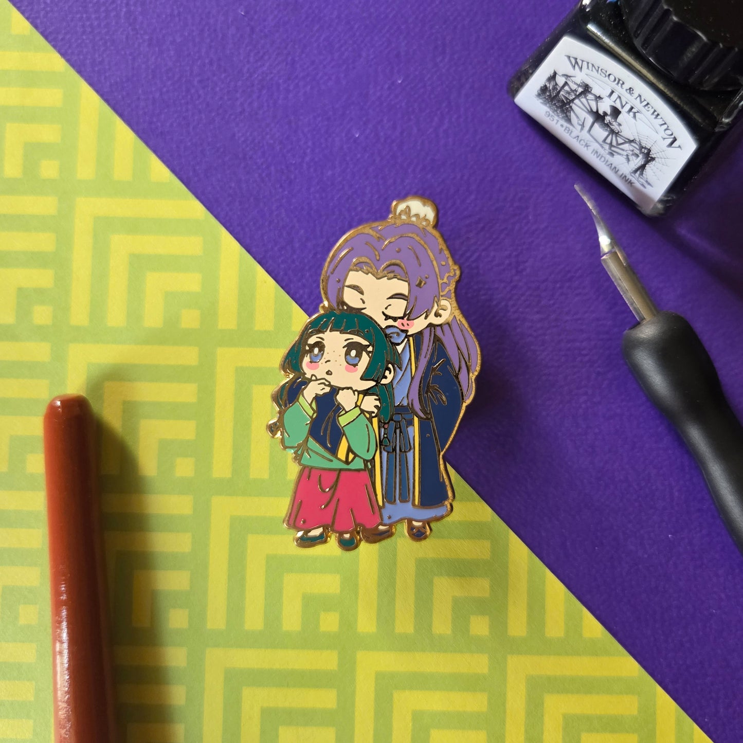 Poison Kiss Enamel Pin (IN-HAND)