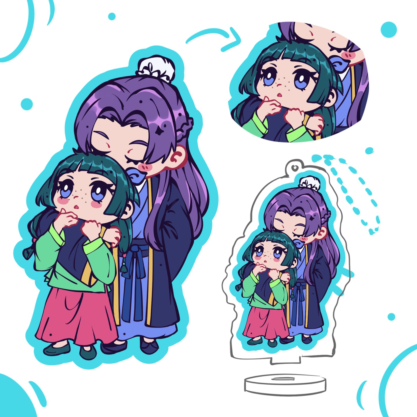 Poison Partners Chibi Acrylic Stand/Charm (PRE-ORDER)