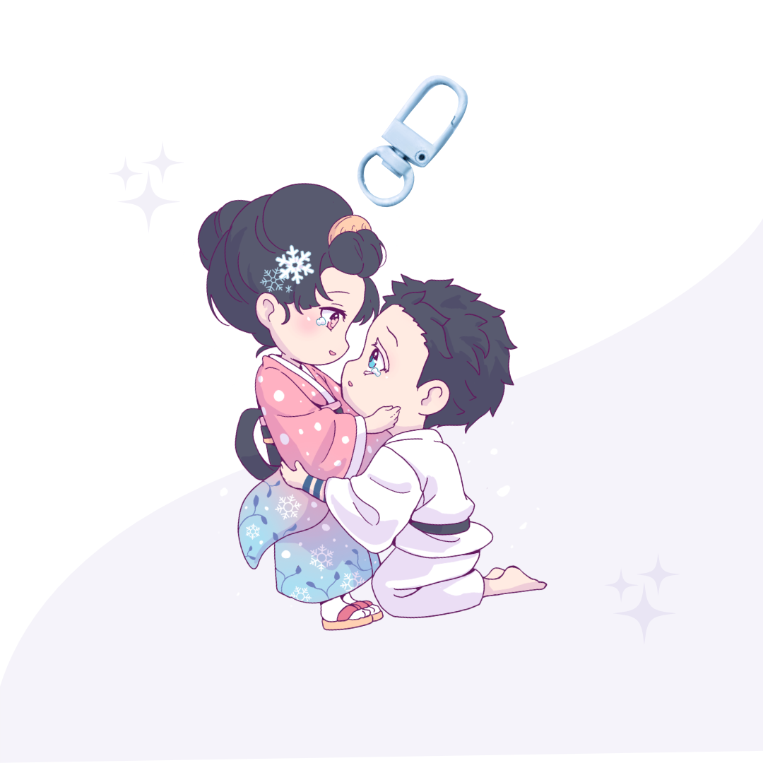 Moon Cursed Couple Acrylic Charm (PRE-ORDER)