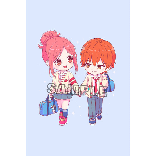 Short Tall Couple Postcard (PRE-ORDER)