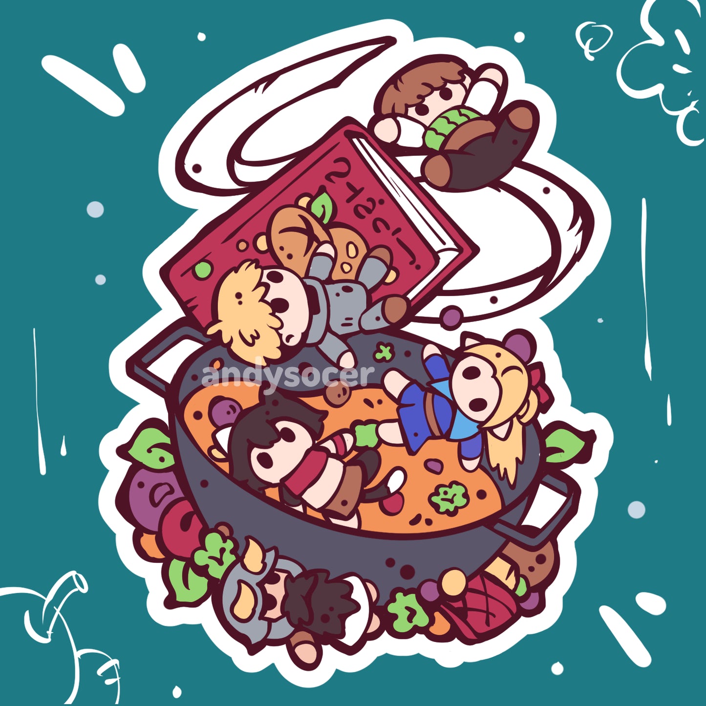 Dungeon Soup Sticker