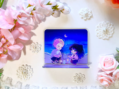 Flower Beach Scene Acrylic Stand (IN-HAND)