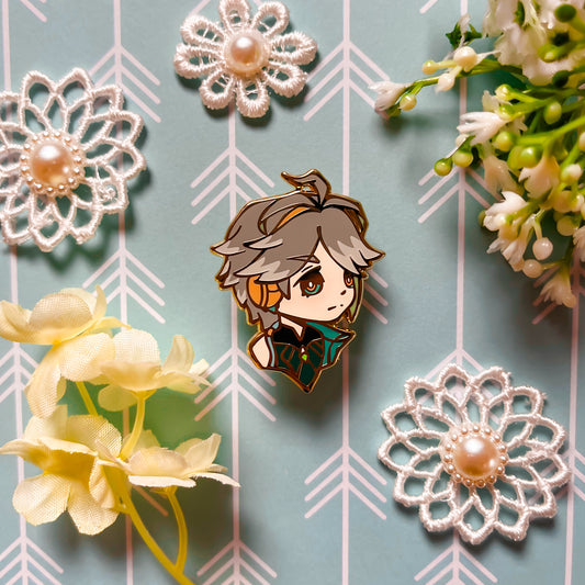 Alhaitham Enamel Pin (IN-HAND)