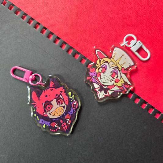 Hazbins Acrylic Charms (IN-HAND)
