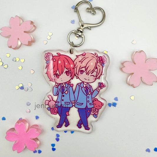 Host Girl & Boy Acrylic Charm