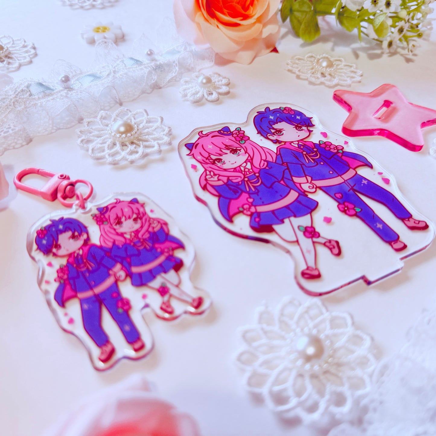 Enemies to Lovers Acrylic Charm (IN-HAND)