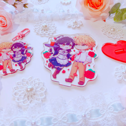 Cafe Couple Acrylic Stand