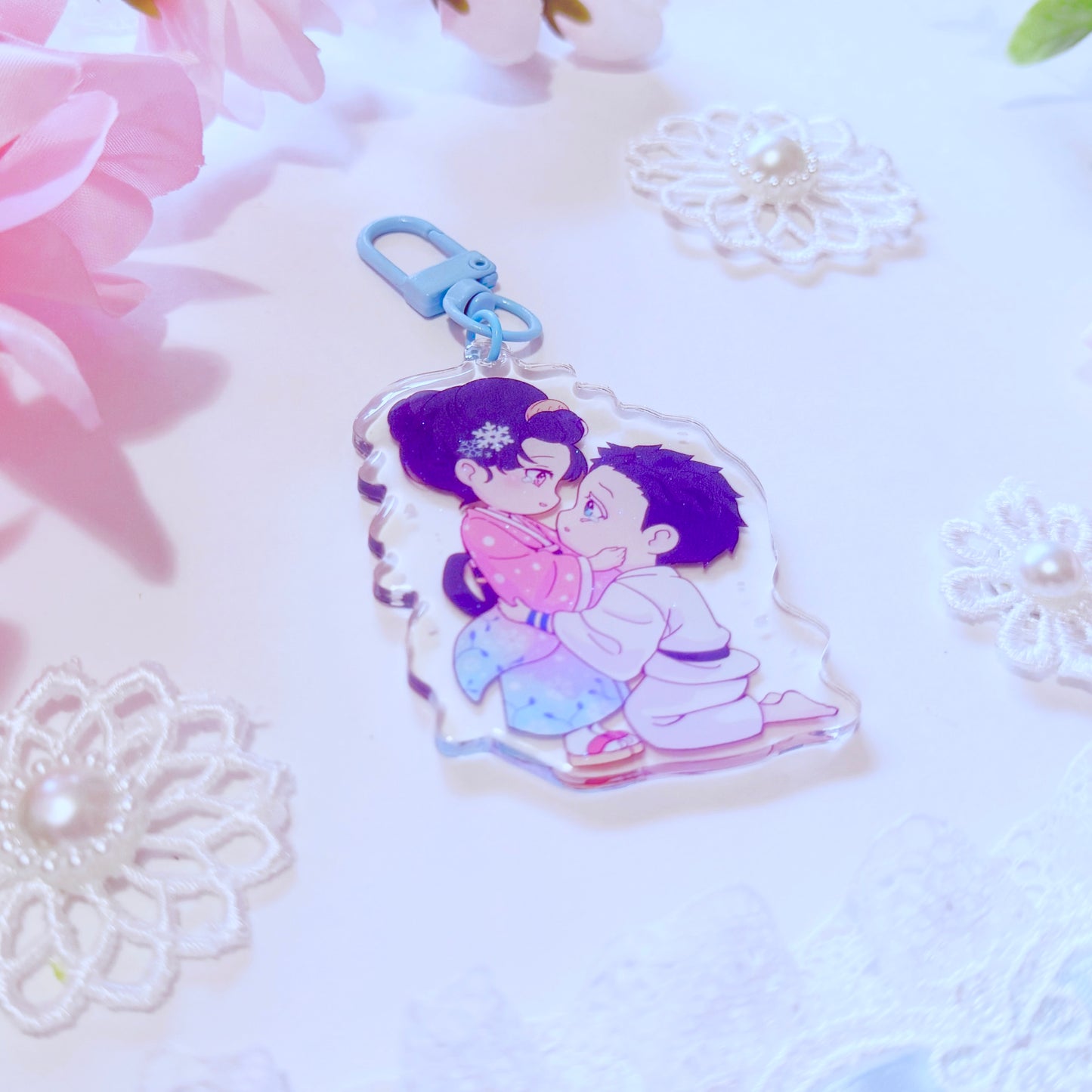 Moon Cursed Couple Acrylic Charm (IN-HAND)
