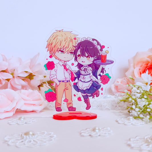 Cafe Couple Acrylic Stand