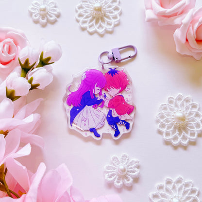 Mage and Warrior Butterflies Acrylic Charm