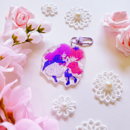 Mage and Warrior Butterflies Acrylic Charm