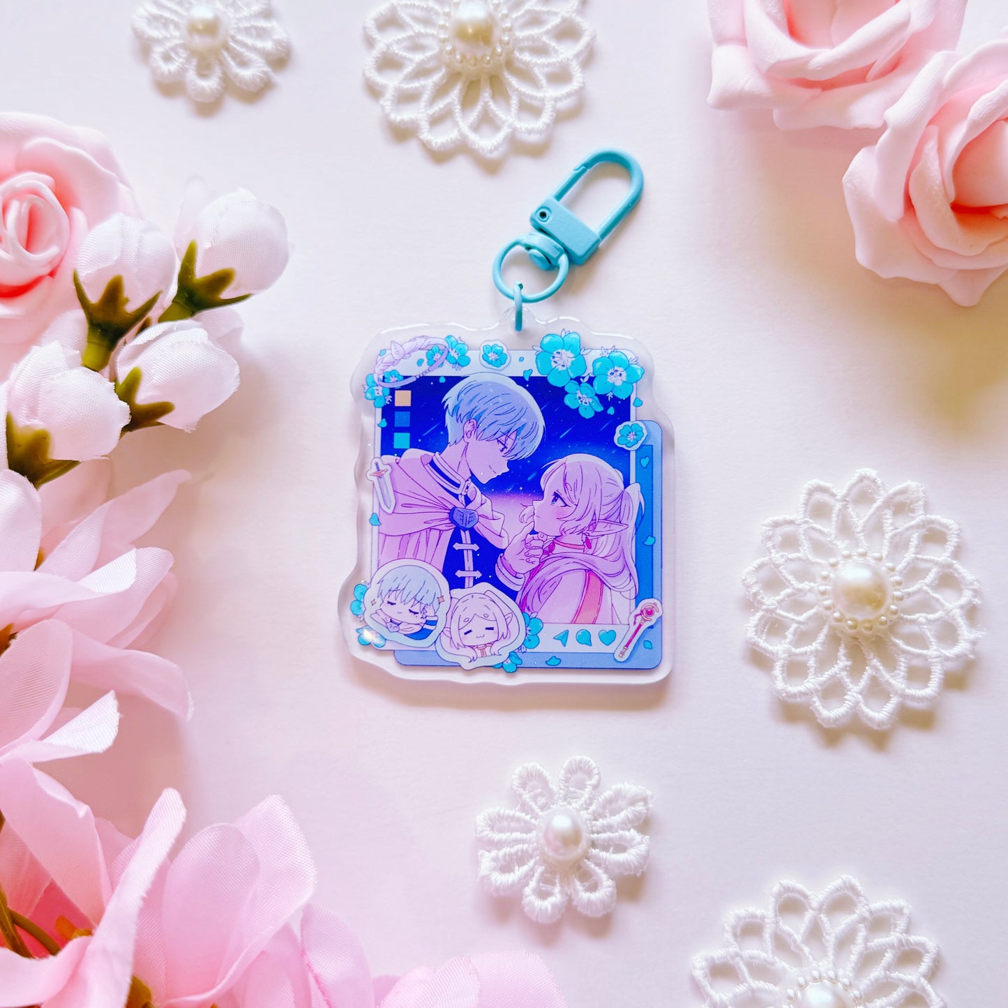 Elf and Hero Social Media Acrylic Charm